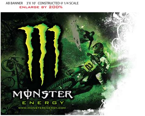 Monster Energy Ab Banner Large Format