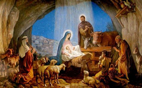 Nativity Scene Backgrounds Wallpaper Cave