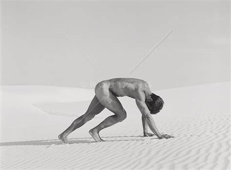 Male Nude Outdoors In White Sands NM Rob Lang Images