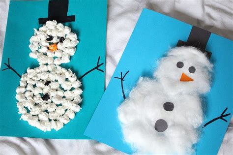 Kreative ideen für das basteln im winter: Basteln mit Kindern // 3 Winter-DIY Schneemann-Ideen ...