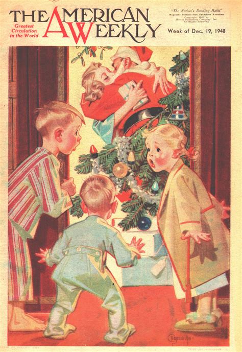 Us The American Weekly Magazine Cover December 19 1948 J C