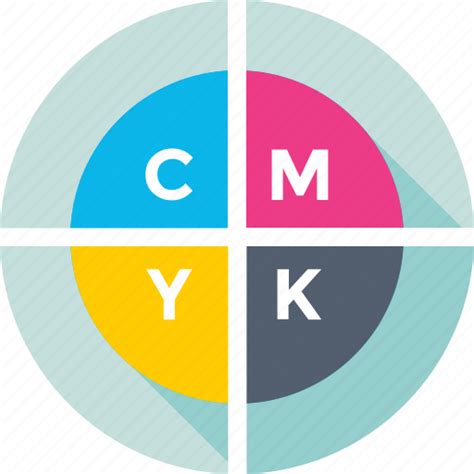 Cmyk Color Chart Color Model Colors Printing Icon