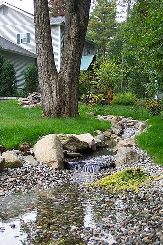 15 fun and fabulous backyard ideas for kids. Man made backyard stream idea #1. | Backyard water feature ...