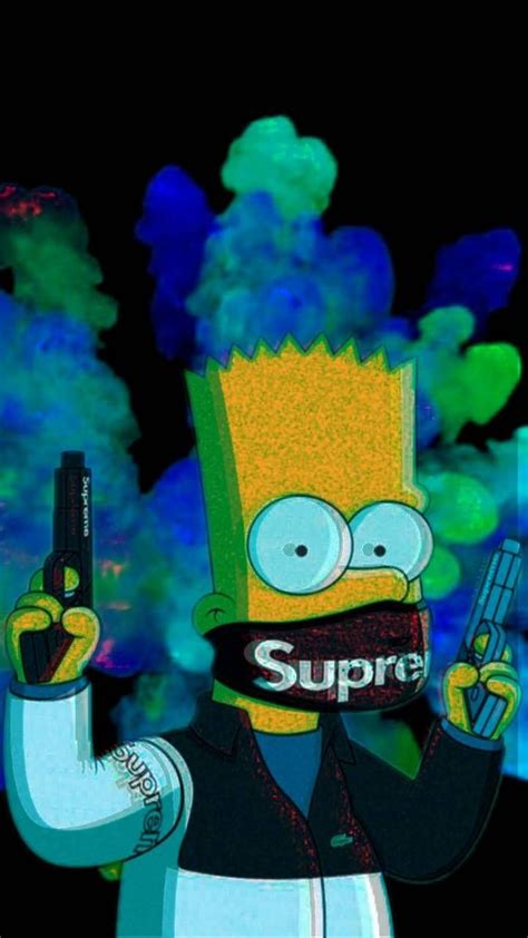 Supreme Bart Wallpapers Top Free Supreme Bart