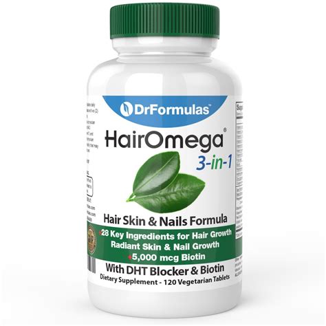 Drformulas Hairomega 3 In 1 Hair Growth Vitamins With Dht Blocker