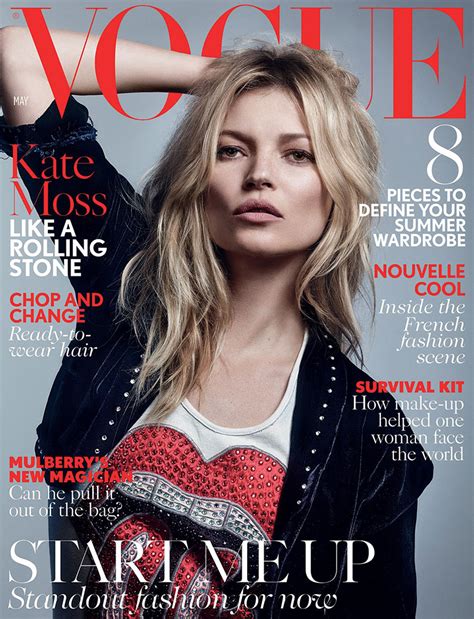 Kate Moss Is The Queen Of Cool On 37th Vogue Uk Cover