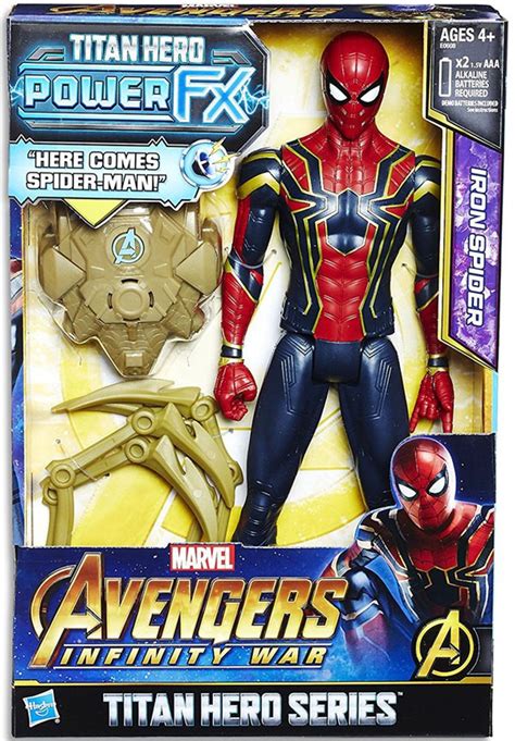 Marvel Avengers Infinity War Titan Hero Series Power Fx Iron Spider 12