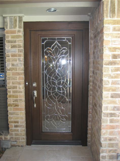 Besides throwing open the interiors of the home to the outside, glass doors have many other benefits. Decorative Glass Wood Door Gallery - The Front Door Company