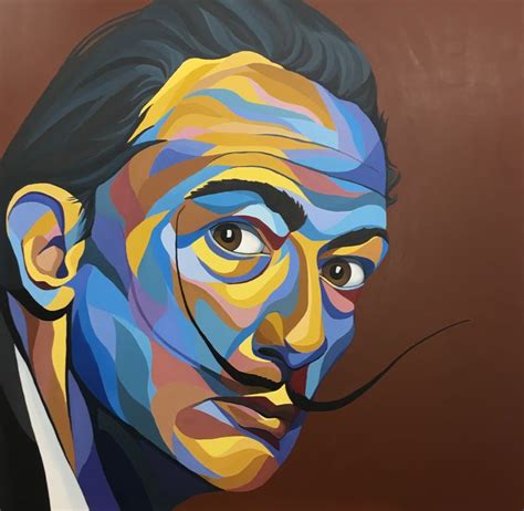 Salvador Dalí Pinturas Abstractas Arte Rostros De Arte