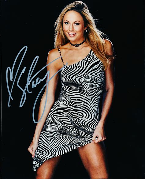 Lot Detail Autographed Stacy Keibler Wwe Wwf Wrestling Manager Color X Photo