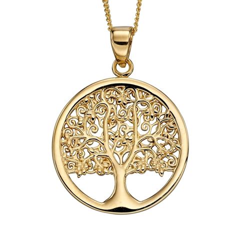 Collier Arbre De Vie En Or Jaune 3751000 Mon Bijou Maty