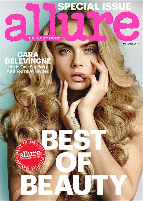 Cara Delevingne Gets Completely Naked For Allure Magazines Annual Best