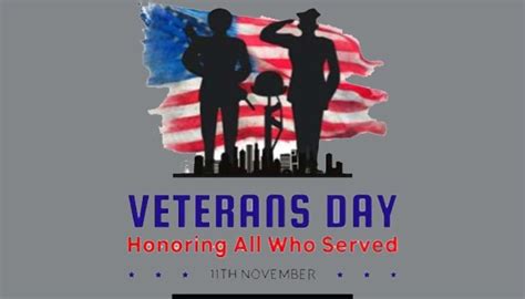Veterans Day Activities To Take Place November My County Link