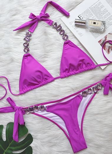 2023 Sexy Bikini Strap Luxury Diamond Swimsuit Ncocon