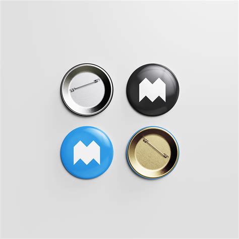 Free Pin Button Mockup Mockups Design