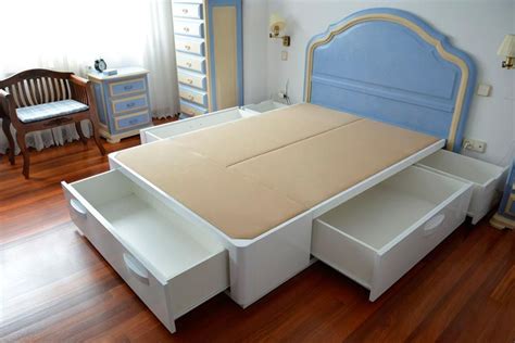 Cama De Madera Con Cajones Bed Furniture Furniture Design Bed Design