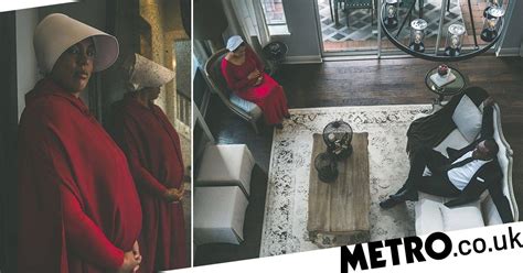Couple Criticised For Announcing Pregnancy With Handmaids Tale Theme Photoshoot Metro News
