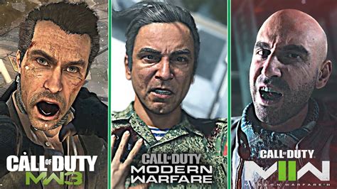 All Villains Death In Call Of Duty Modern Warfare Games Youtube