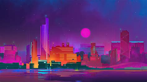 But i love this perfect color. Purple City, HD Artist, 4k Wallpapers, Images, Backgrounds ...