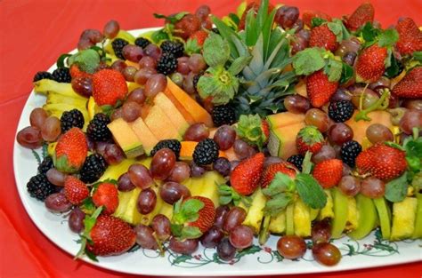 The best part of any party is the appetizers. Christmas Fruit Tray Ideas | ThriftyFun