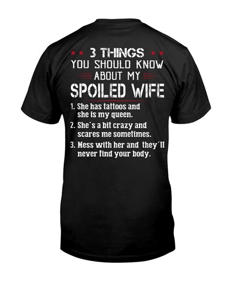 3 things you should know about my spoiled wife