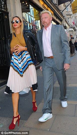 Boris Beckers Wife Lilly Joins Husband For Private Art Viewing In London Daily Mail Online