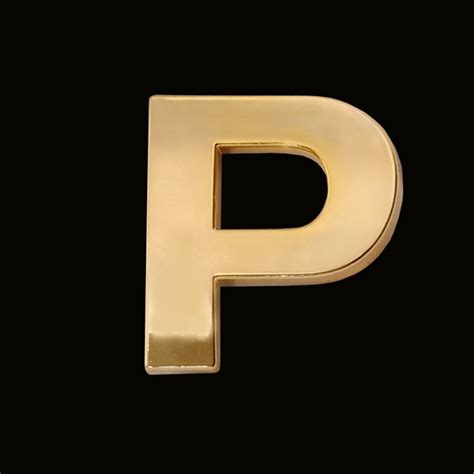 Gold Buchstaben 3D Aufkleber Schriftzeichen I 30mm Dekoartikel für