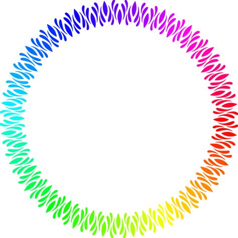 Circular Frame Colour Openclipart