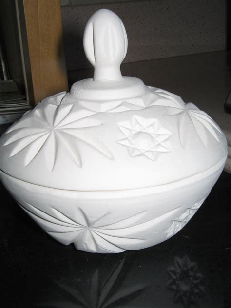 Ready To Paint Candy Dish U Paint Ceramic Bisque