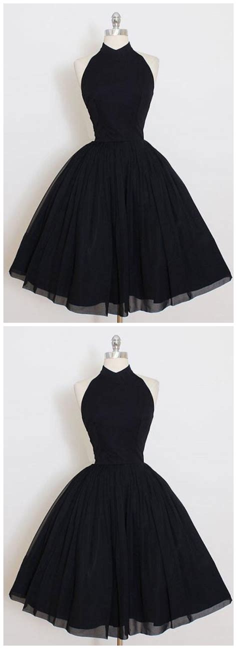 Cute Black Short Prom Dress Black Homecoming Dress On Luulla