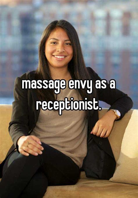 Massage Envy As A Receptionist