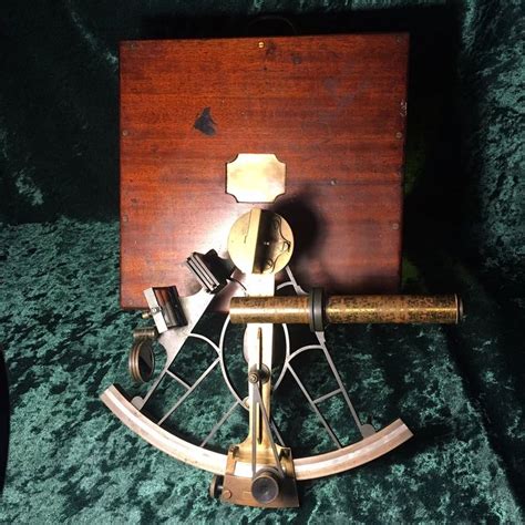 zero stock antique marine sextant made in england late 1800 s antiques marine 1800s