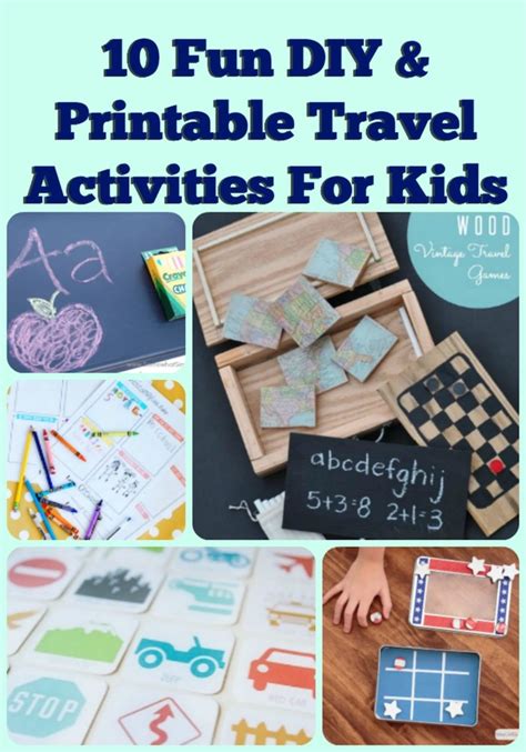 10 Fun Diy Printable Travel Activities To Keep The Kids Busy Resin Crafts