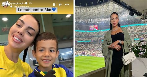 Cristiano Ronaldos Partner Georgina Rodriguez Posts Adorable Snap