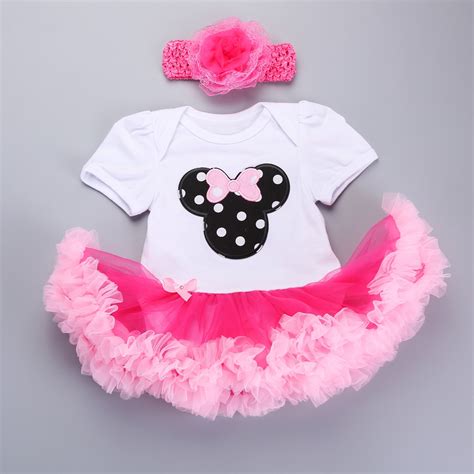 0 3 Months First Birthday Girl Tutu Set Newborn Clothing Baby Girl