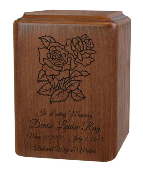 Rose Garden Memorial Laser Engraved Urn In The Light Urns