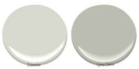 Best Green Paint Colours Are Benjamin Moore Moonshine And Gray Horse