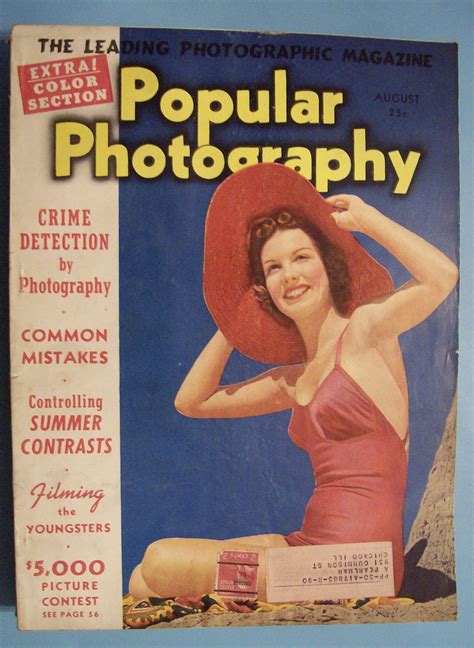 Popular Photography Magazine August 1940