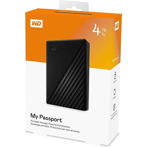 Wd My Passport 4tb 25 Inc Usb 32 Siyah Taşınabilir Disk Fiyatı