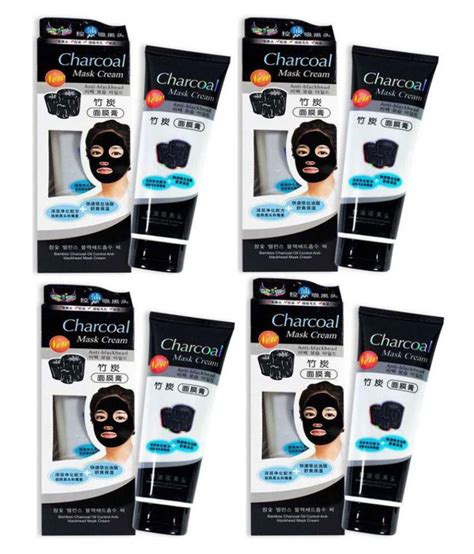 Charcoal Face Mask Cream 520 Gm Pack Of 4 Buy Charcoal Face Mask Cream