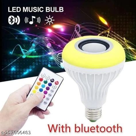 Led Music Light Bulb E27 And B22 Led Light Bulb With Bluetooth Speaker