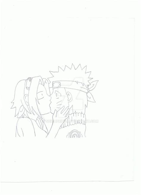 Sakura Kissing Naruto By Seighfried On Deviantart