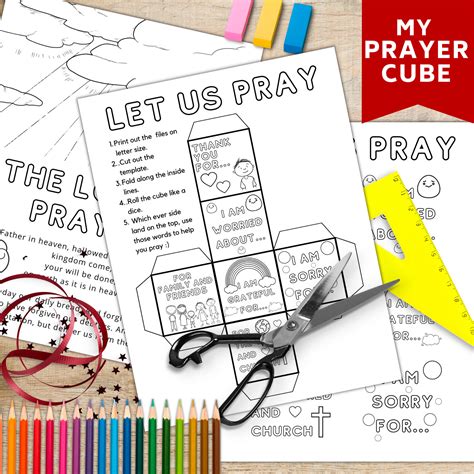 Prayer Cube Template