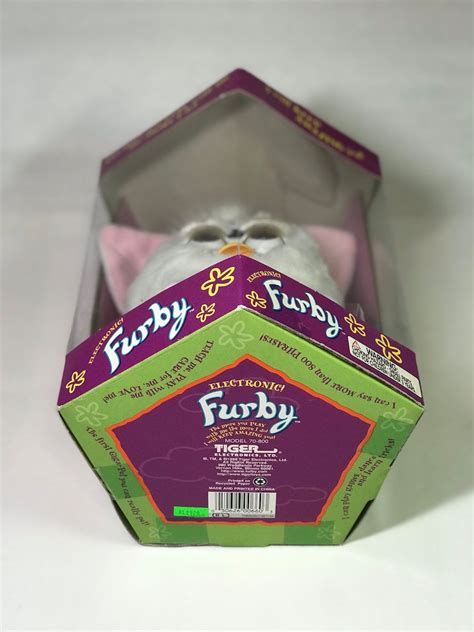 Original Super Rare White Furby First Edition Nrfb In Box Mint