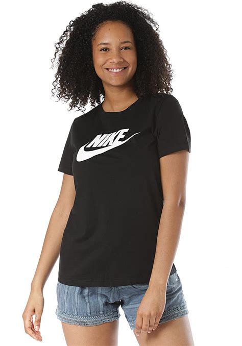 T Shirt Donna Nike Sportswear Essential Icon Futura T Shirt Nero