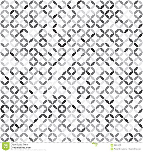 Abstract Geometric Seamless Pattern Grey Style Pattern Stock Vector