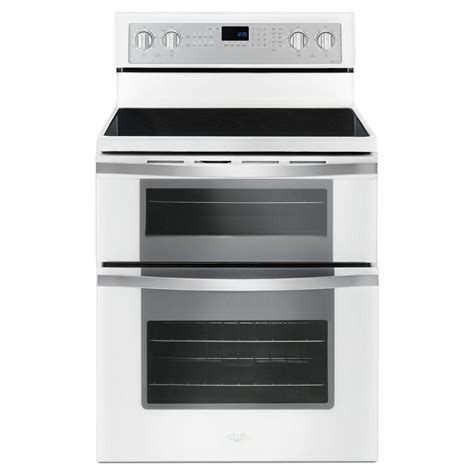 Kitchenaid 67 Cu Ft Double Oven Electric Range With Self Cleaning