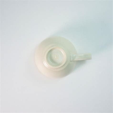 Daisuke matsushima of paddlers coffee. Kiyomizu Japanese pottery tea mug coffee cup Daisuke itome white maru 120ml - tablinstore