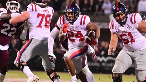 Egg Bowl Ole Miss Beats Mississippi State For New Years Six Bid