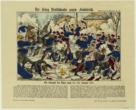 Man muß es als kleines kunststück betrachten, daß frankreich u. Der Krieg Deutschlands gegen Frankreich./No.42./Die Kämpfe ...